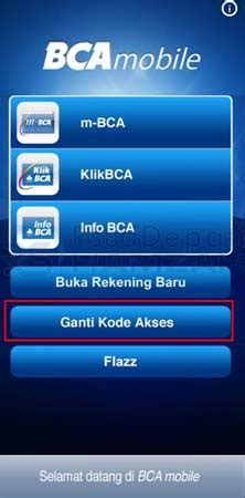 Cara Mengganti Kode Akses BCA Mobile Jika Lupa dengan Kode Saat Ini.